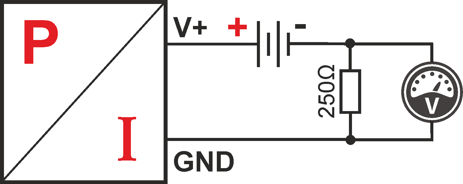 4-20 mA current loop circuit