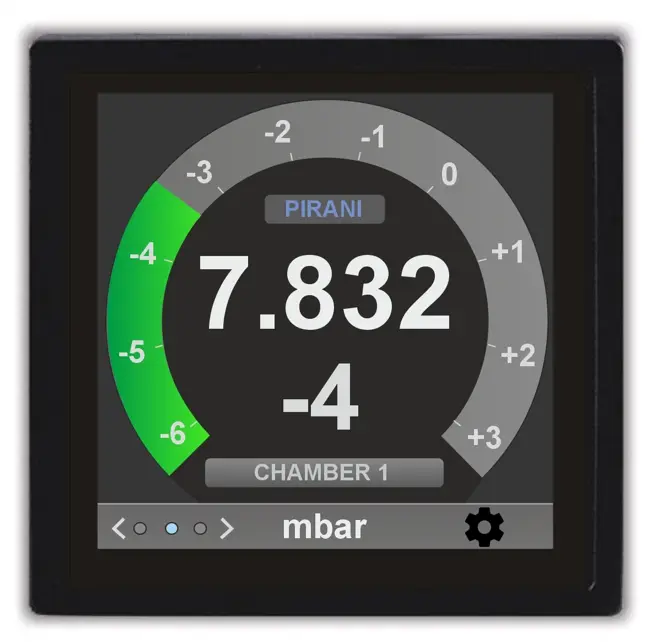 TrueVac Controller single channel display TrueVac Controller single channel display
