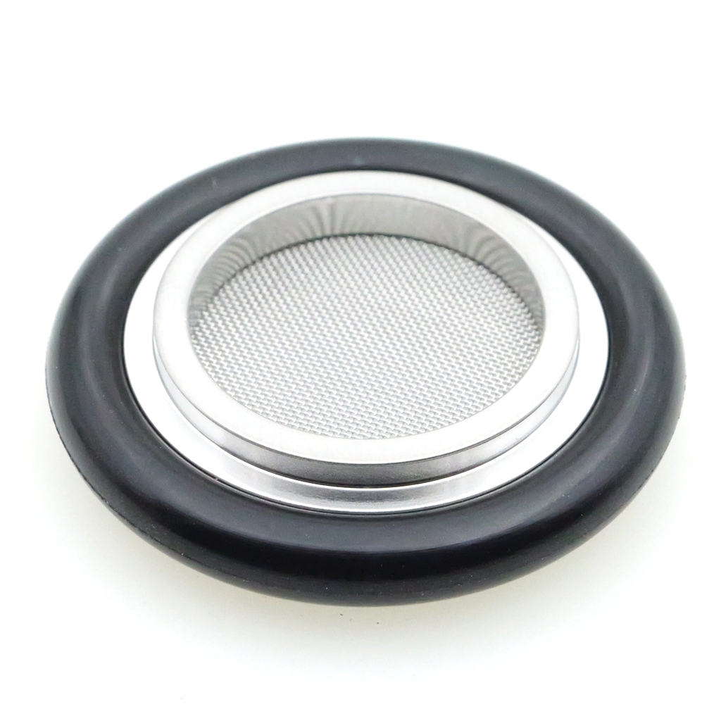 Centering ring with 4 um fine filter DN16 ISO-KF